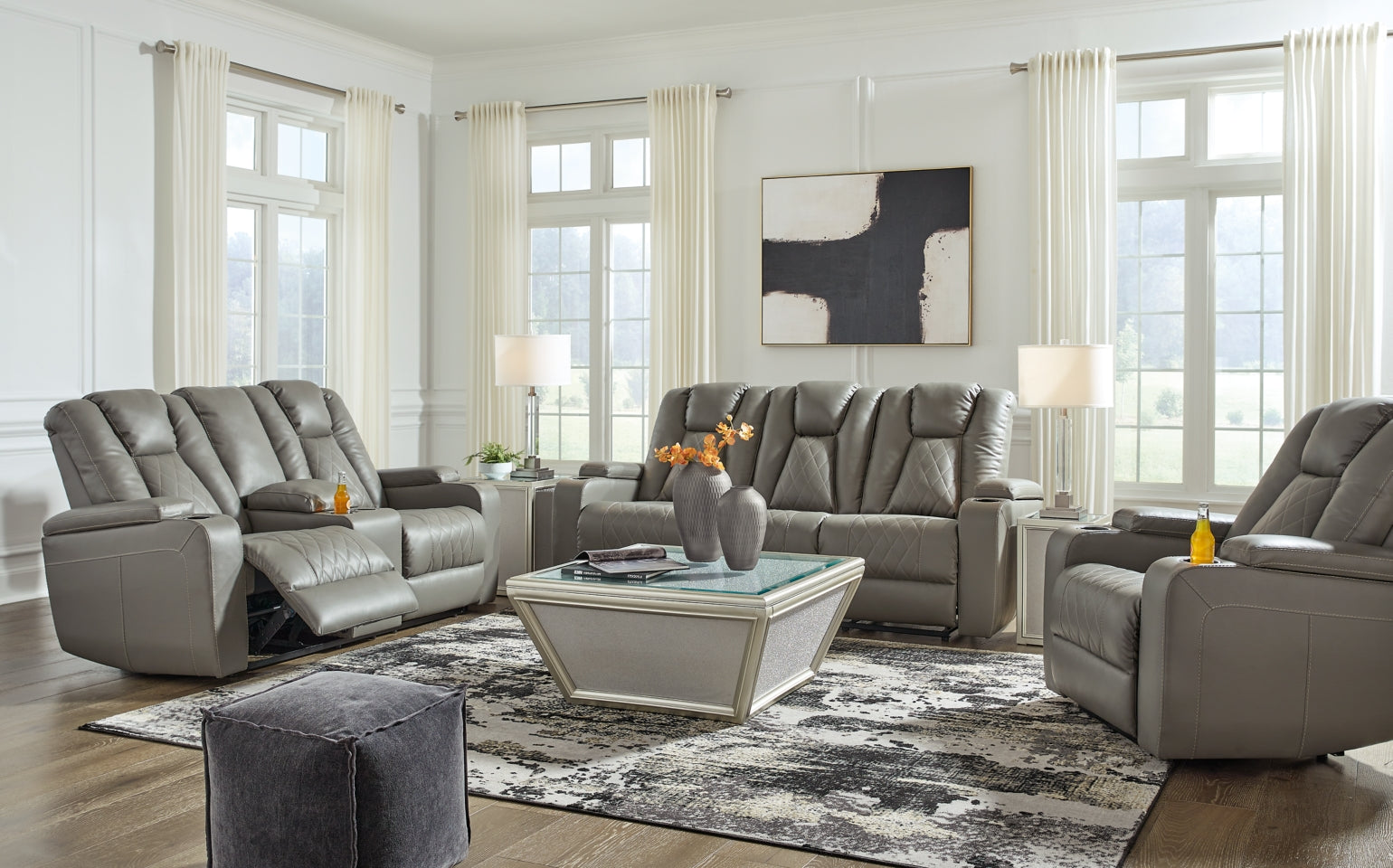 Mancin Sofa, Loveseat and Recliner