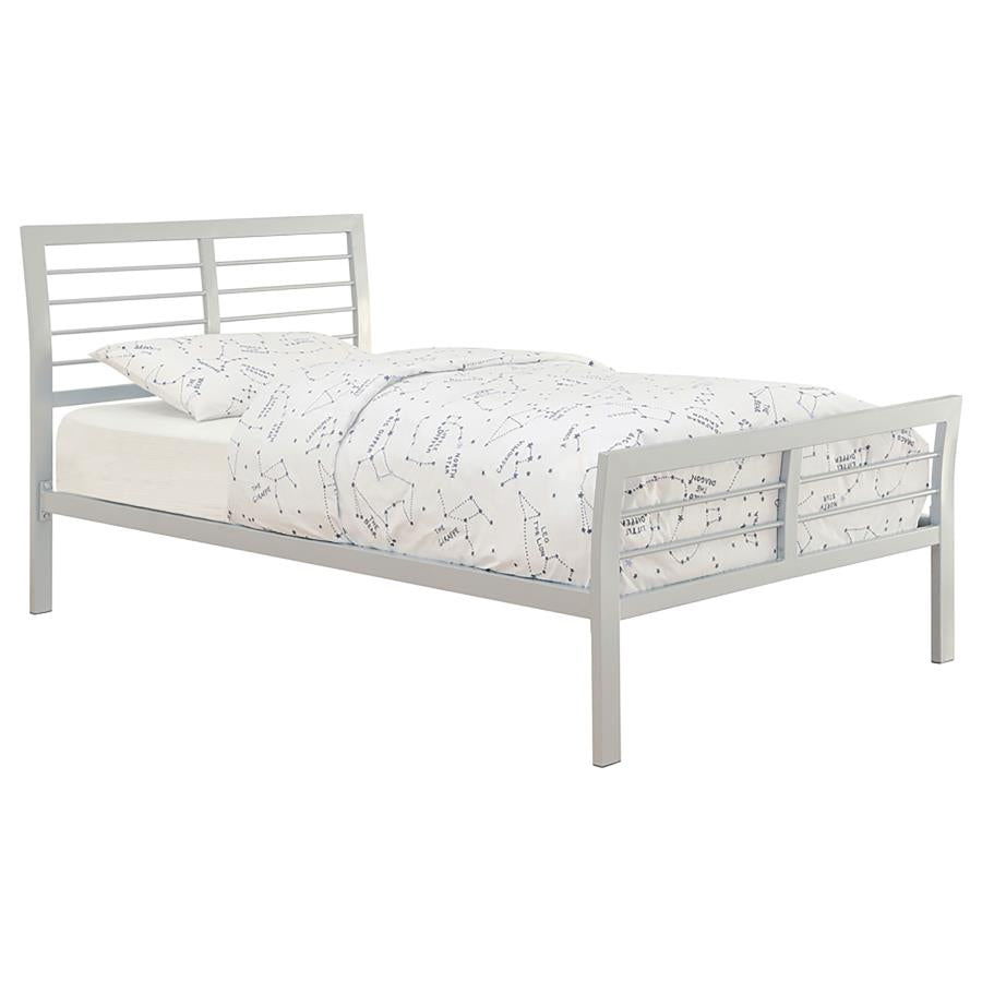 Cooper Silver Twin Bed
