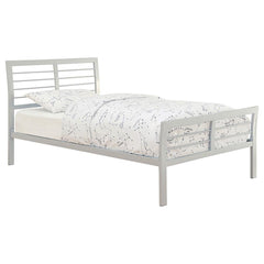 Cooper Silver Twin Bed