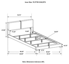 Conner Black Eastern King Bed