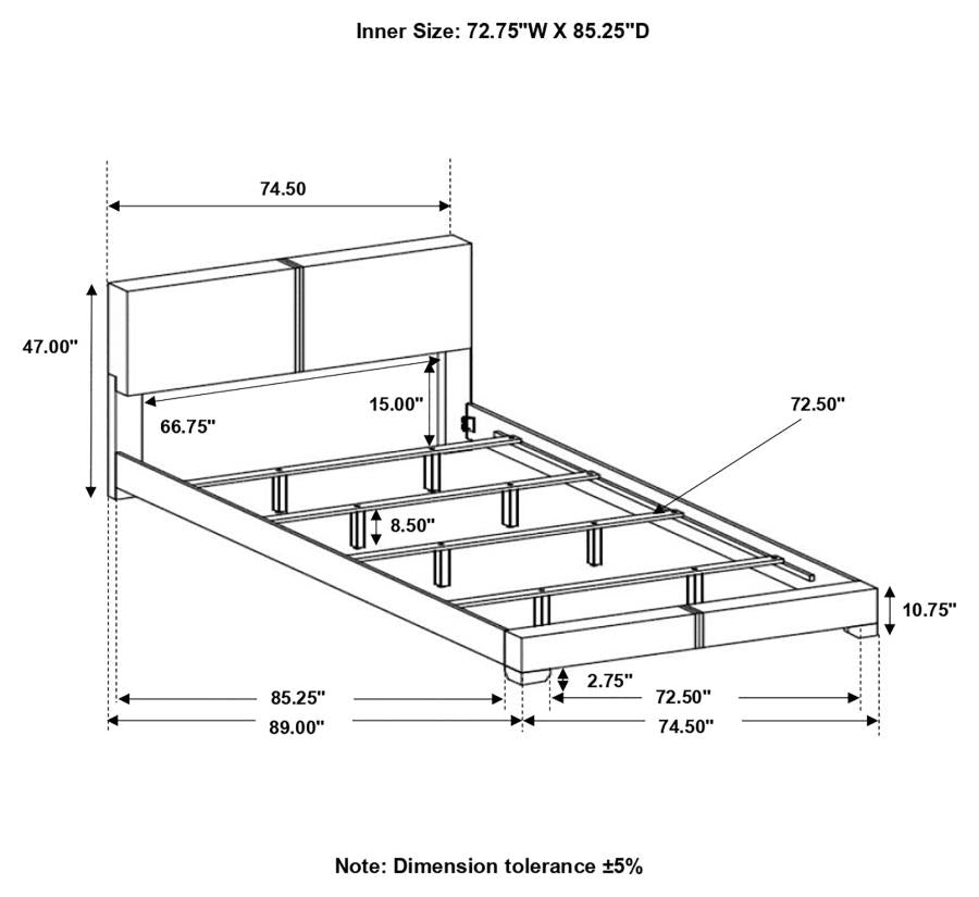 Conner Black California King Bed