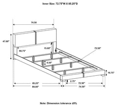 Conner Black California King Bed