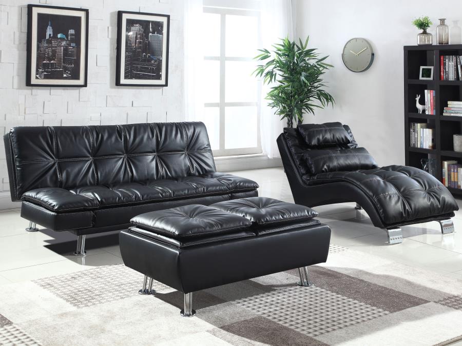 Dilleston Black Sofa Bed