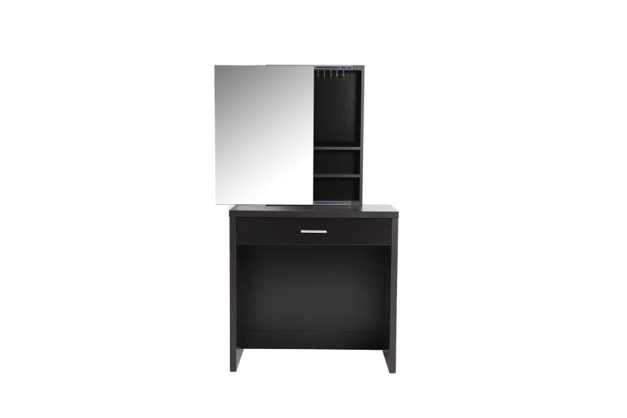 Harvey Brown Vanity Table & Mirror