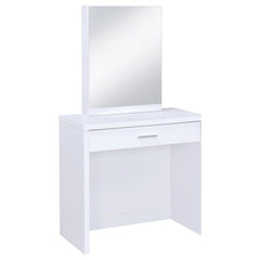 Harvey White Vanity Table & Mirror