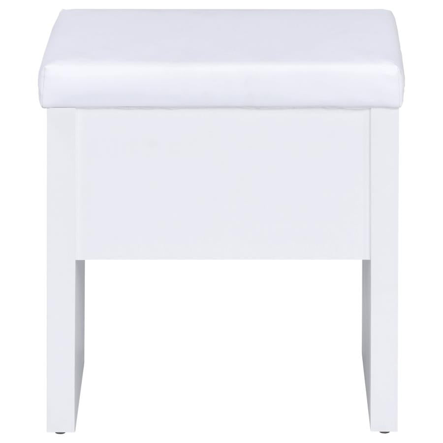 Harvey White Vanity Table & Mirror