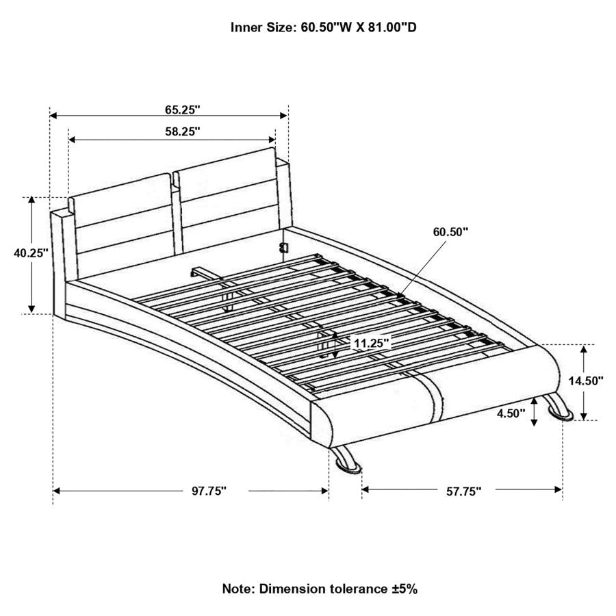 Jeremaine White Queen Bed
