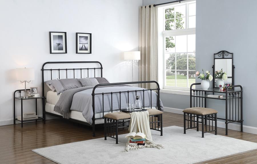 Livingston Brown Eastern King Bed