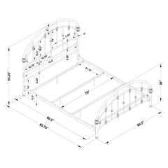 Rowan Brown Eastern King Bed
