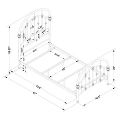 Rowan Brown Twin Bed