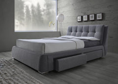 Fenbrook Grey Eastern King Storage Bed