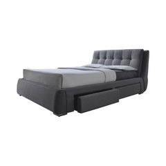 Fenbrook Grey Queen Storage Bed