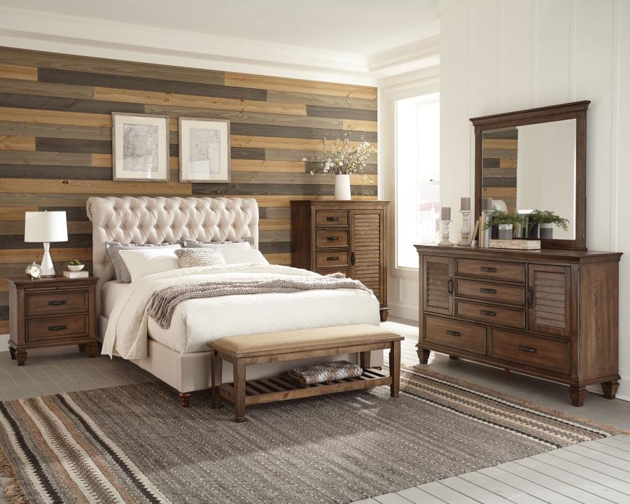 Devon Beige Queen Bed