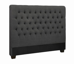 Chloe Grey Eastern King Headboard & Hardware