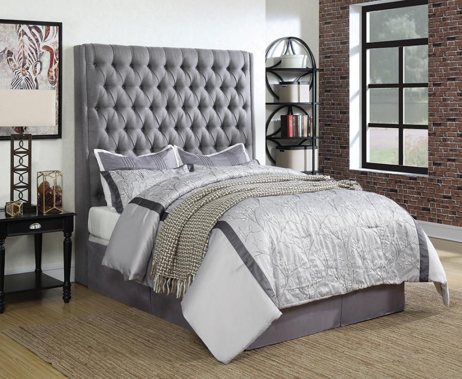Camille Grey California King Headboard