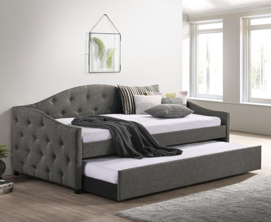 Sadie Grey Twin Daybed W/ Trundle