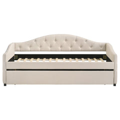 Sadie Beige Twin Daybed W/ Trundle