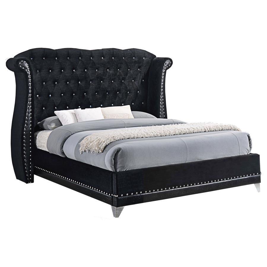 Barzini Black Eastern King Bed