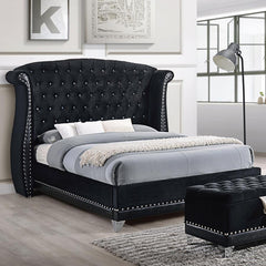 Barzini Black Queen Bed