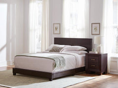 Dorian Brown California King Bed 4 Pc Set