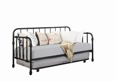 Marina Black Twin Daybed W/ Trundle