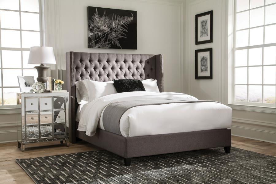 Bancroft Grey Queen Bed