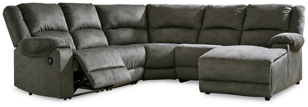 Benlocke 5-Piece Reclining Sectional with Chaise - 30402S10