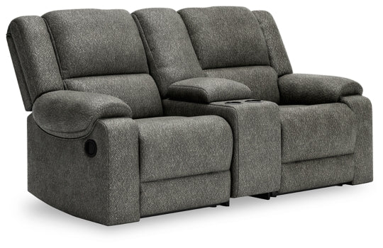 Benlocke 3-Piece Reclining Loveseat with Console