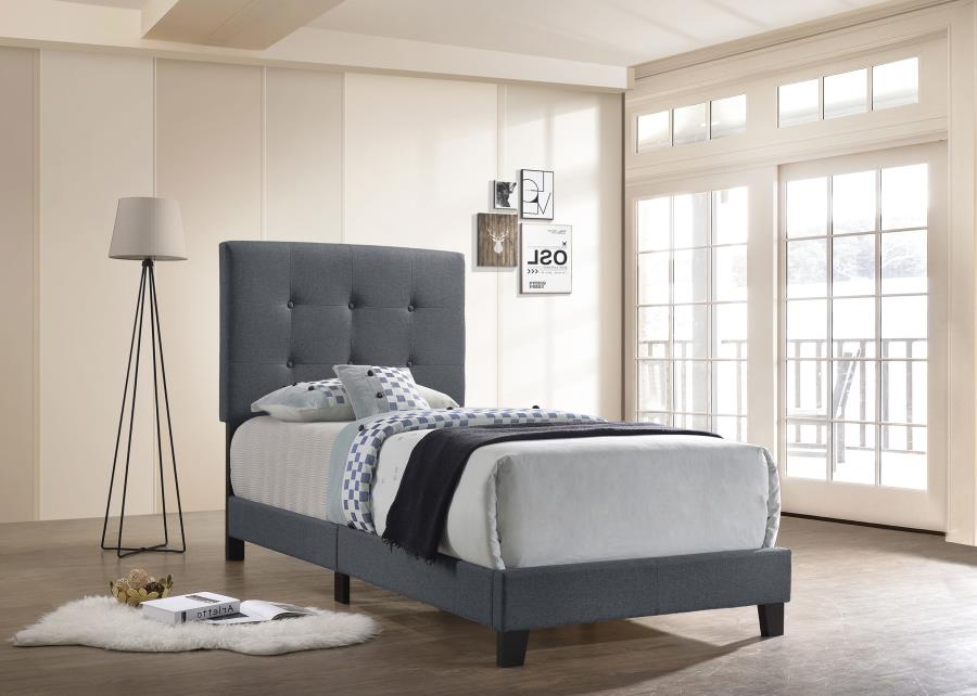 Mapes Grey Twin Bed