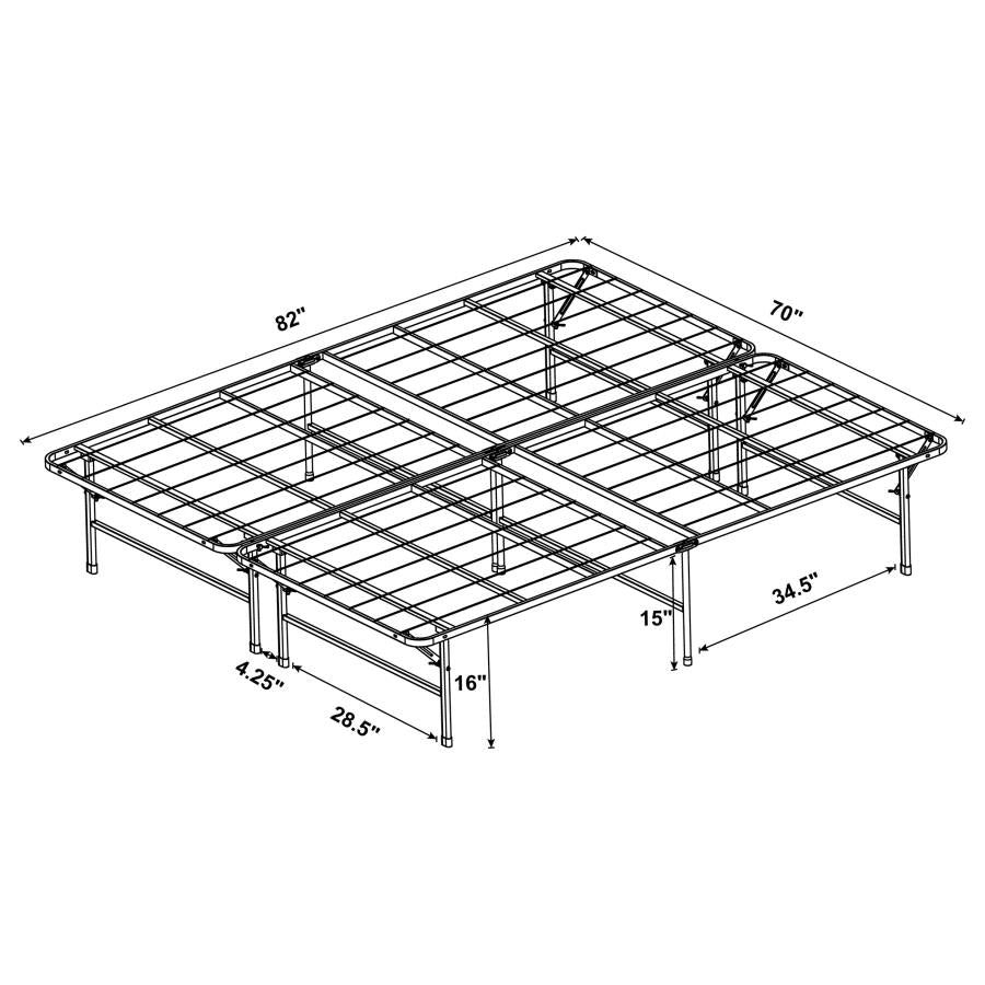 Mabel Black California King Platform