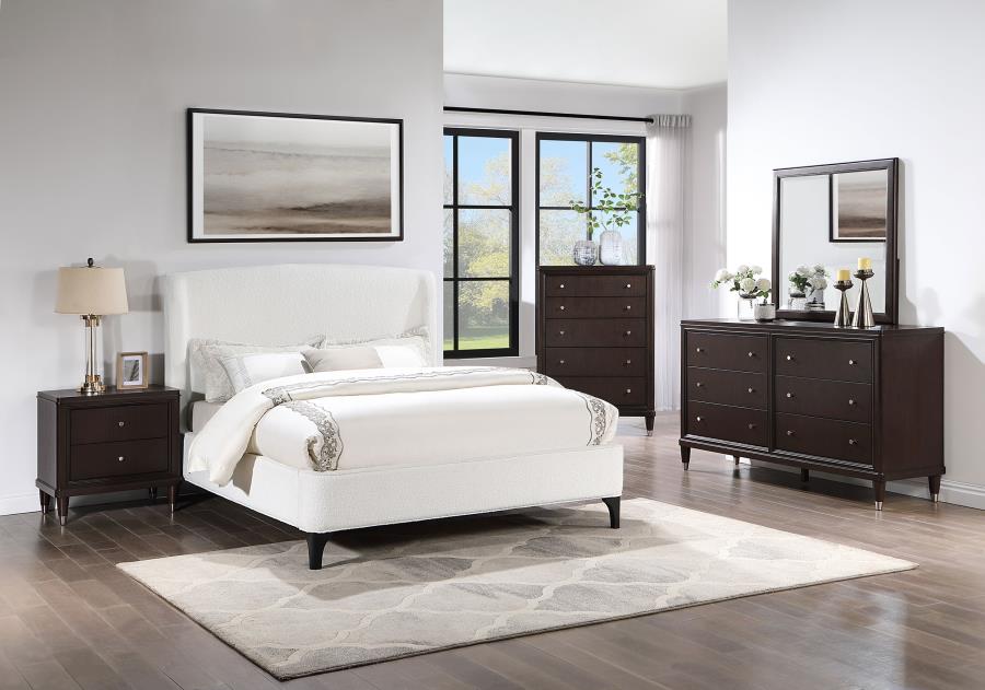 Mosby White Eastern King Bed