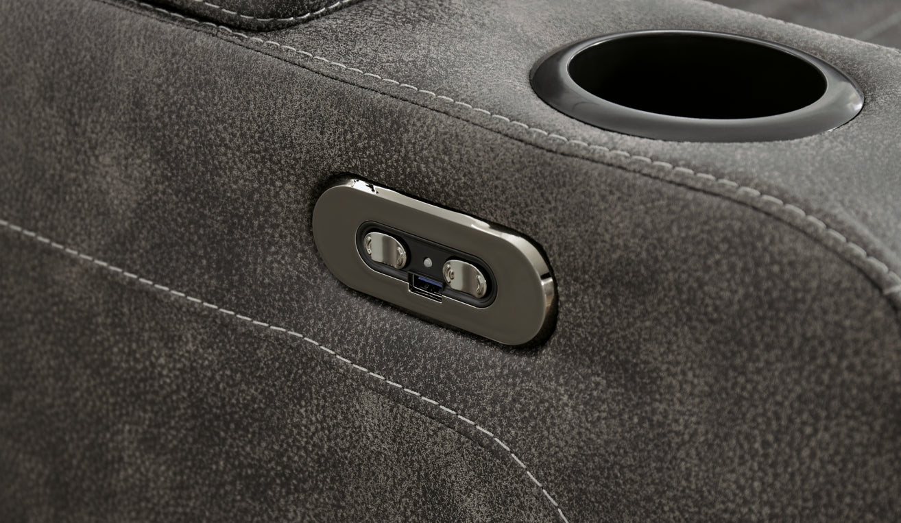Soundcheck Power Reclining Loveseat with Console