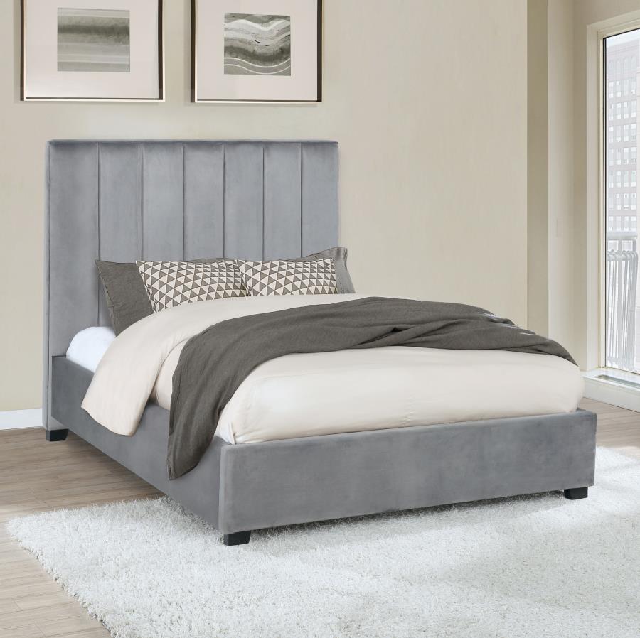 Arles Grey Queen Bed