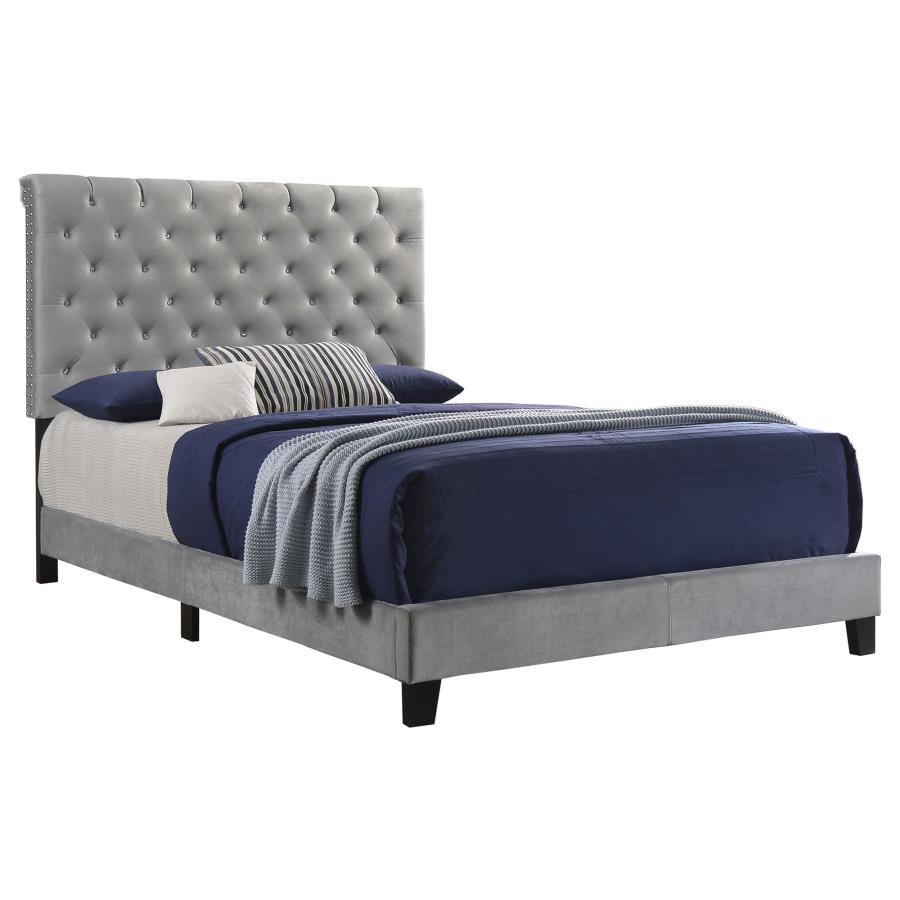 Warner Grey Eastern King Bed