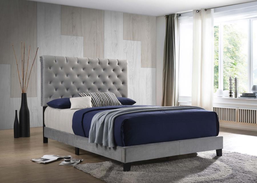 Warner Grey Queen Bed