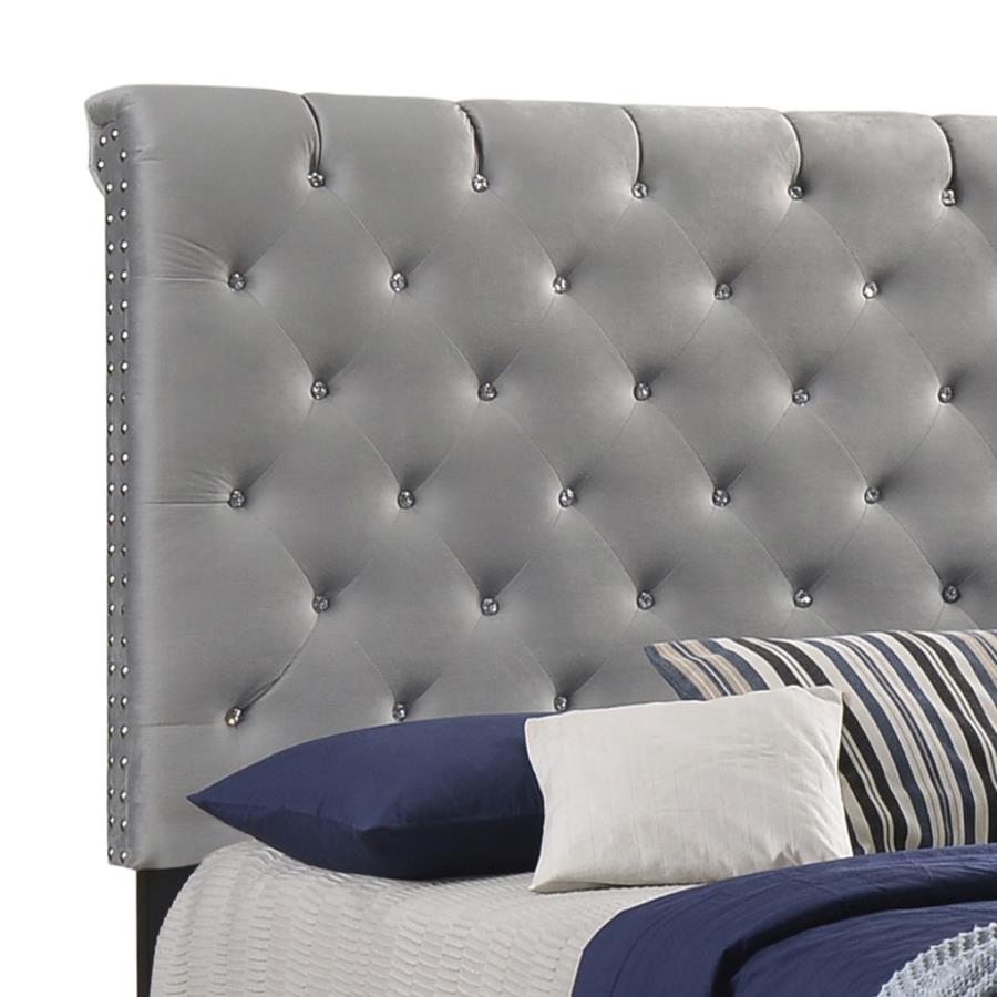Warner Grey Queen Bed