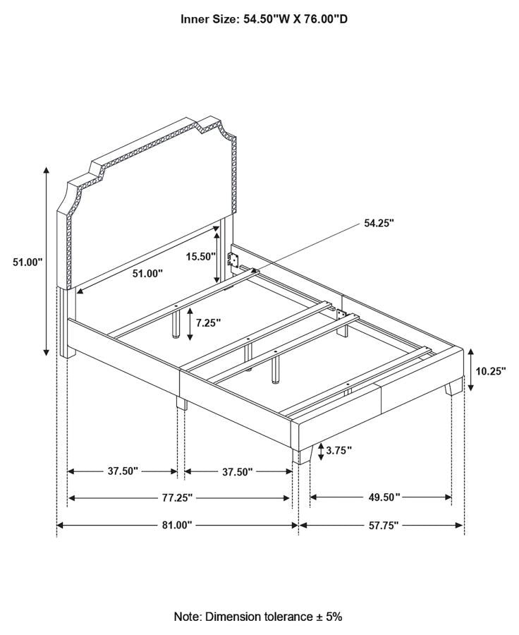 Tamarac Grey Full Bed