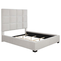 Panes Beige Eastern King Bed