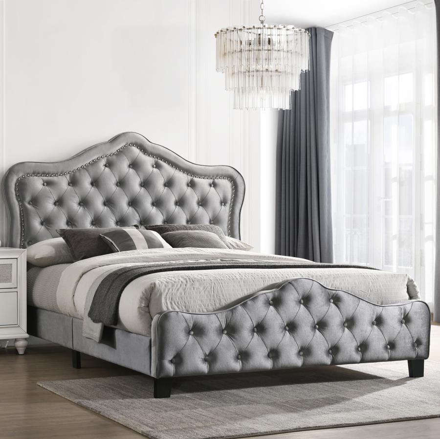 Bella Grey Queen Bed