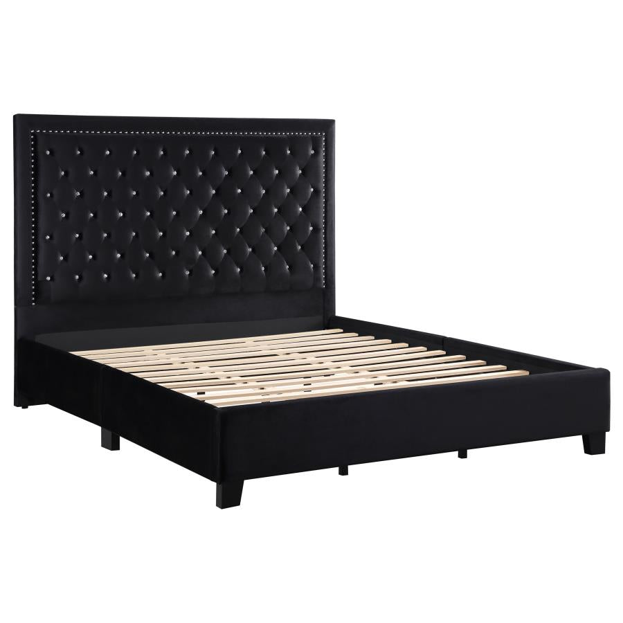 Hailey Black Queen Bed