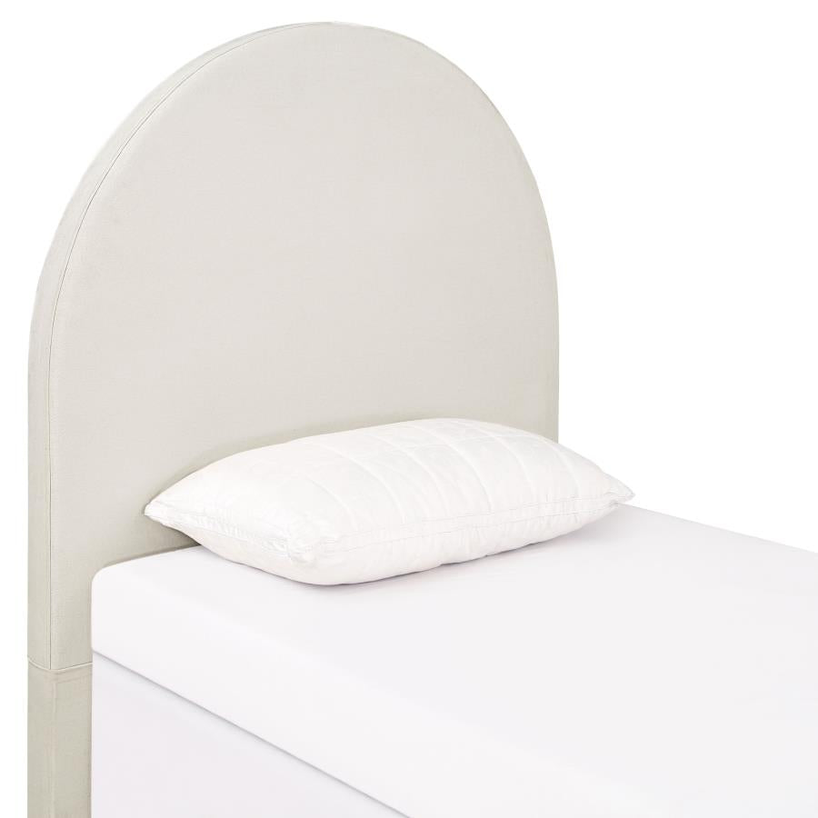 June Ivory Twin Headboard