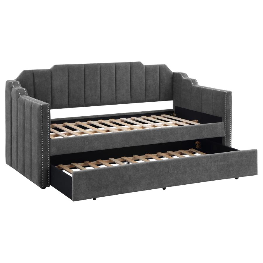 Kingston Grey Twin Daybed W/ Trundle