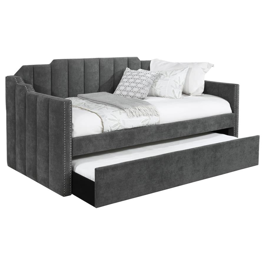 Kingston Grey Twin Daybed W/ Trundle