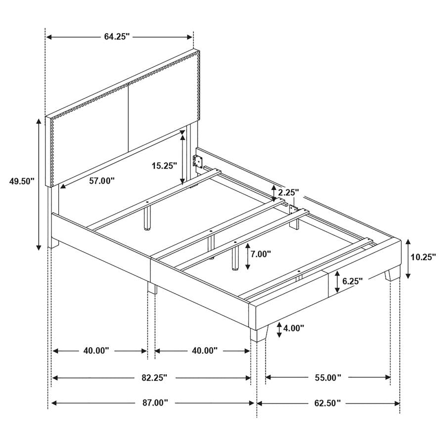 Boyd Grey Queen Bed