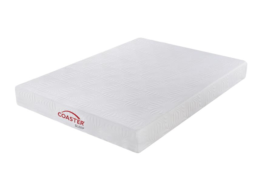 Keegan White 8" Full Memory Foam Mattress