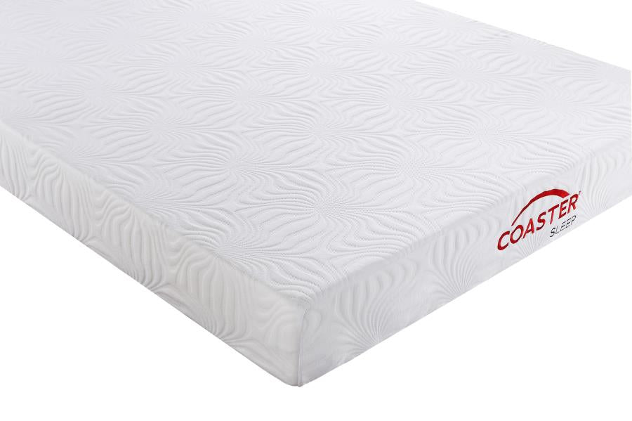 Keegan White 8" Queen Memory Foam Mattress