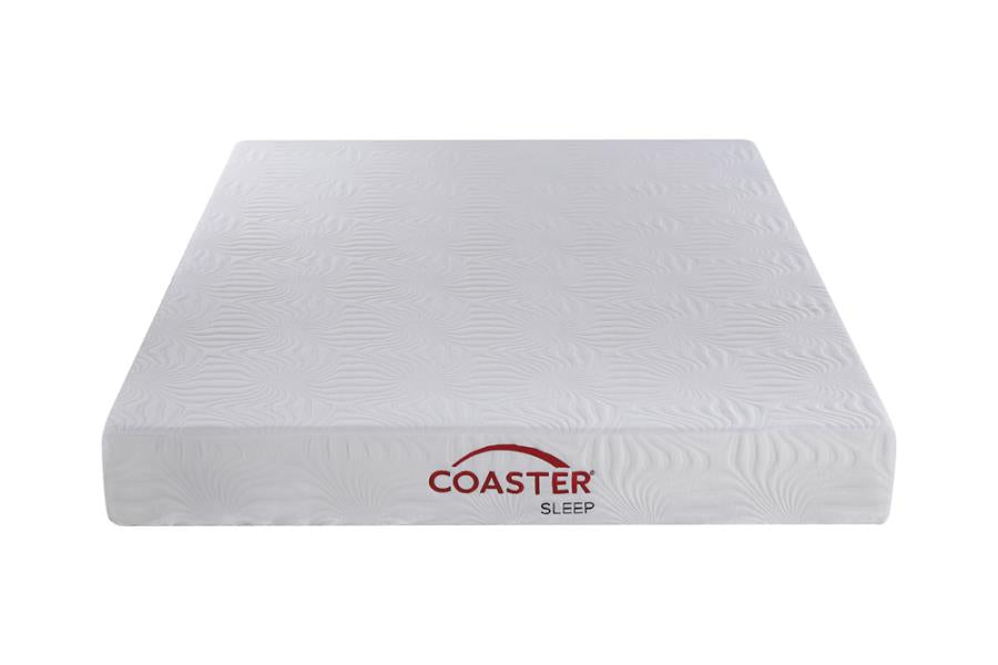 Keegan White 8" Twin Memory Foam Mattress