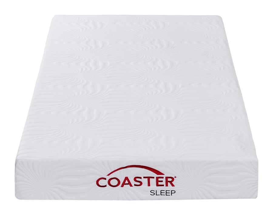 Keegan White 8" Twin Memory Foam Mattress