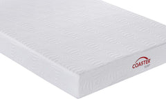 Key White 10" California King Memory Foam Mattress