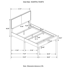 Boyd Grey Full Bed